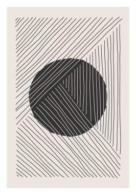 Moda soyut estetik yaratıcı minimalist sanatsal el kompozisyonu