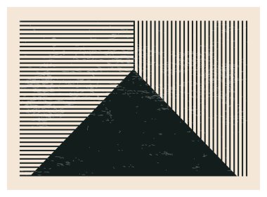 Moda soyut yaratıcı minimalist sanatsal el yapımı kompozisyon