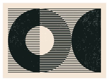 Moda soyut yaratıcı minimalist sanatsal siyah beyaz kompozisyon