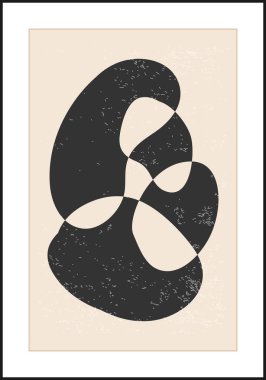 Moda soyut estetik yaratıcı minimalist sanatsal el kompozisyonu