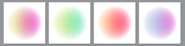 一套彩色的现代梯度矢量背景 — 图库矢量图片