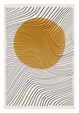 Moda soyut estetik yaratıcı minimalist sanatsal el kompozisyonu