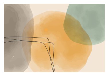 Moda, soyut, minimalist, sanatsal el yapımı kompozisyon.