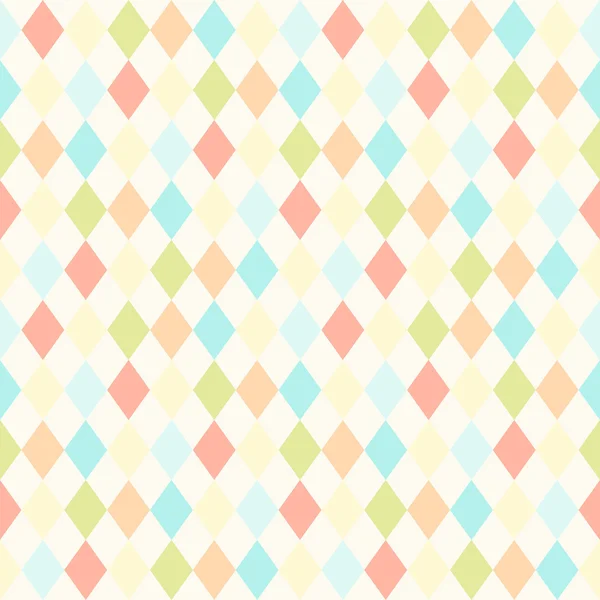 Geometrischer nahtloser Retro-Hintergrund — Stockvektor