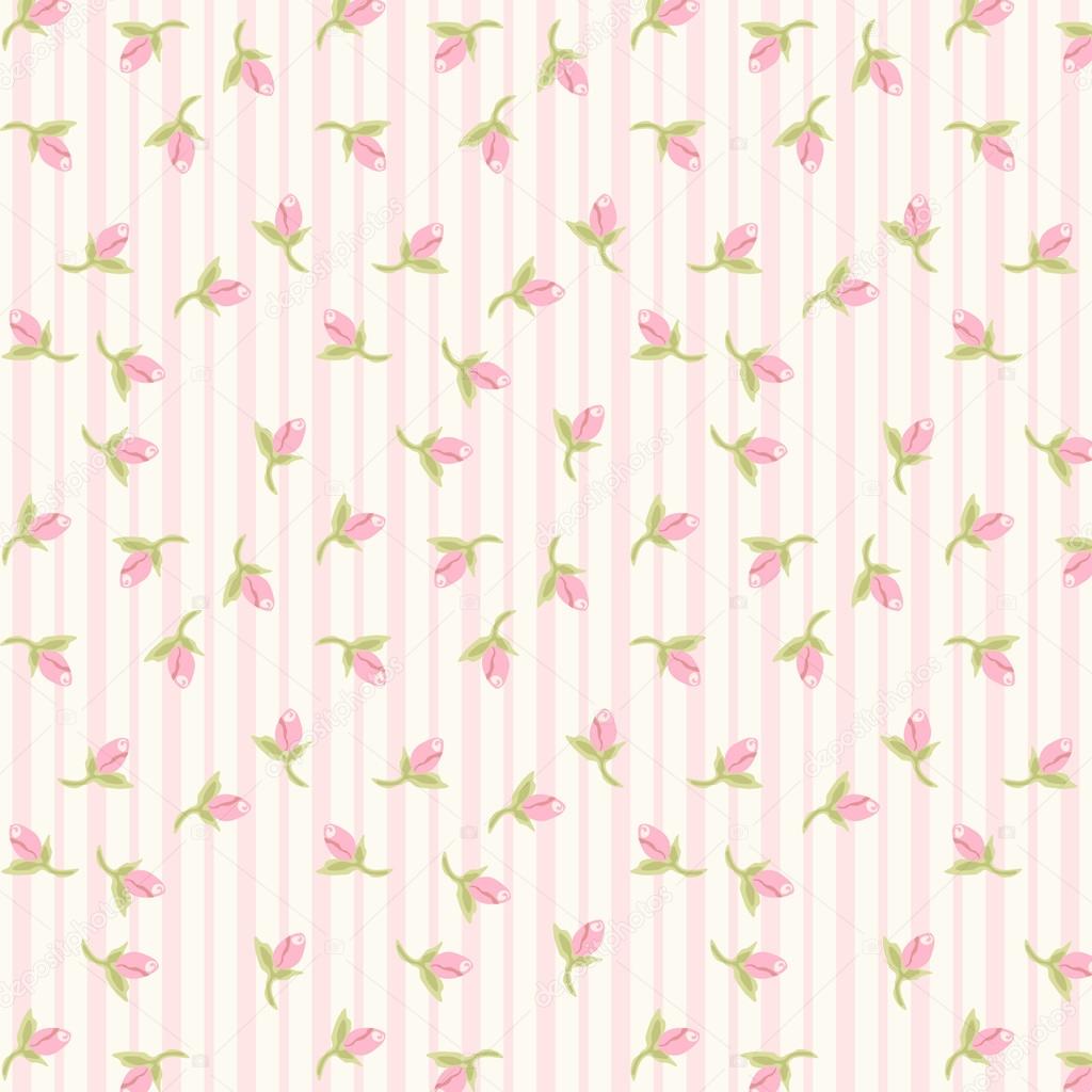 Vintage pattern with tiny flowers