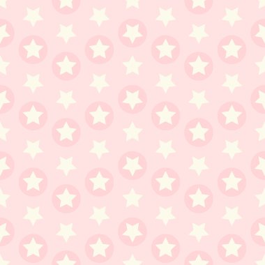 Yıldızlar ve daireler ile desen