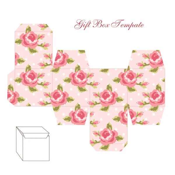 Gift box template — Stock Vector © yaskii 7613943