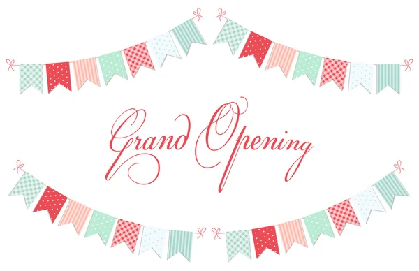 Retro Grand Opening card — Stock Vector