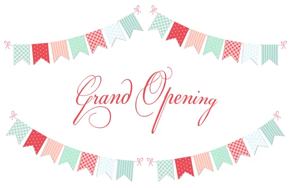 Retro Grand Opening kaart — Stockvector