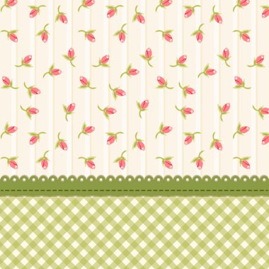 Lale ile eski püskü şık arka plan