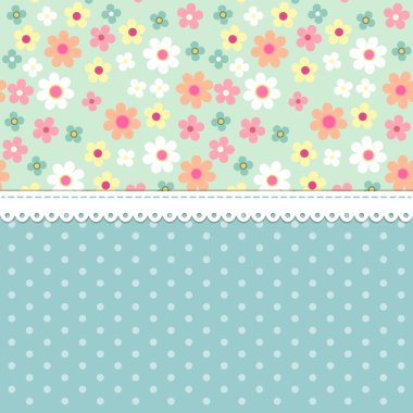 Papatya çiçek desenle