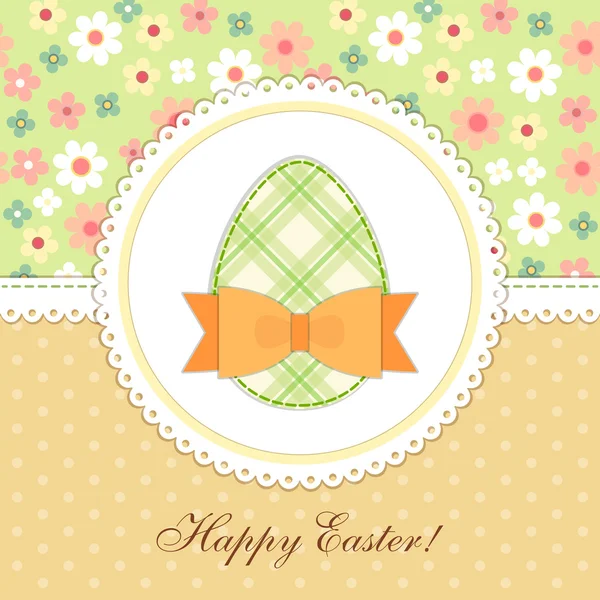 Vintage Easter card — Stock Vector