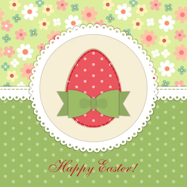 Vintage Easter card — Stock Vector