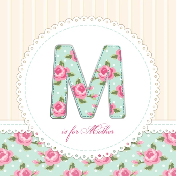 Mother's day card — Stock Vector