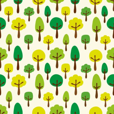 Desen bahar ağaçları ile