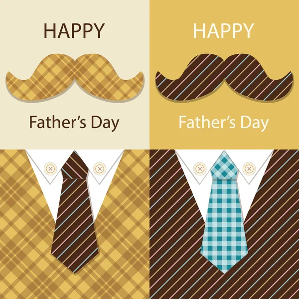 Carte de fête des pères — Image vectorielle
