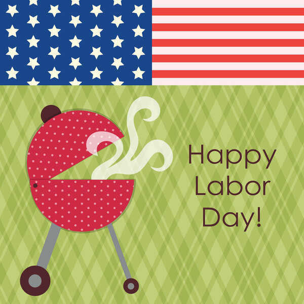 American Labor Day card