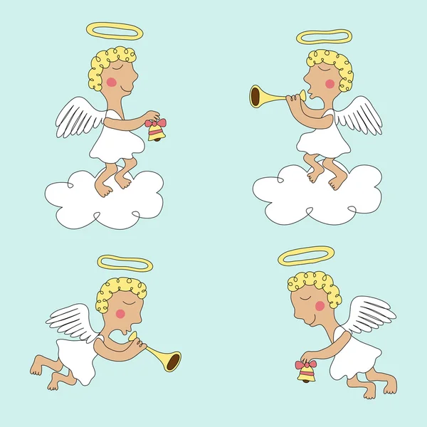 Angelitos bebes imágenes de stock de arte vectorial | Depositphotos Angelitos bebes imágenes de stock de arte vectorial | Depositphotos