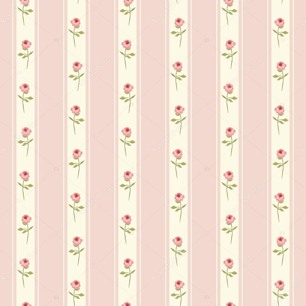 shabby chic roses pattern