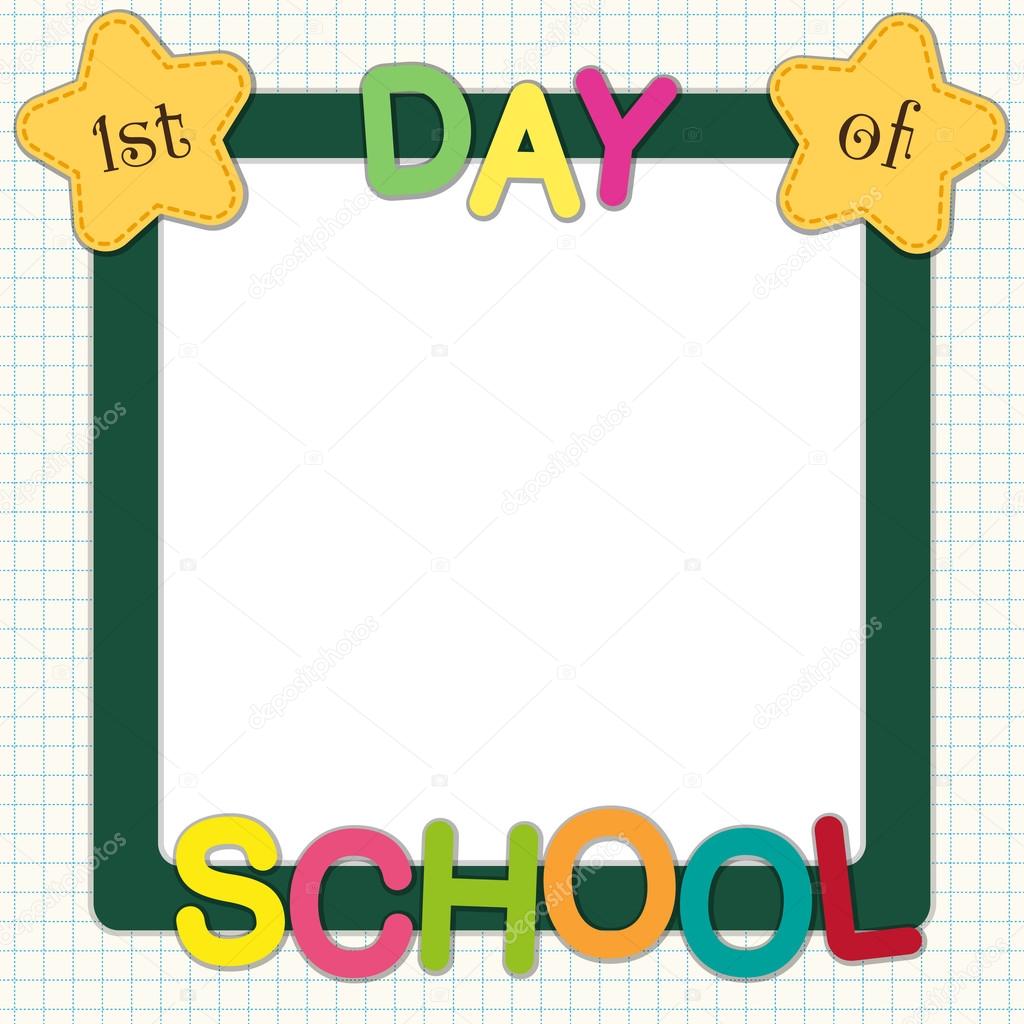 Cute First Day Of School Frame IShkrabal 79767936 cute-first-day-of-school-frame-ishkrabal-79767936