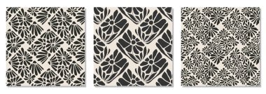 İç tasarım, duvar kâğıdı, minimal arkaplan, vektör illüstrasyonu için ideal nötr renklerde el yapımı, soyut el yazması kompozisyonu ile modaya uygun minimalist, kusursuz botanik desen seti.