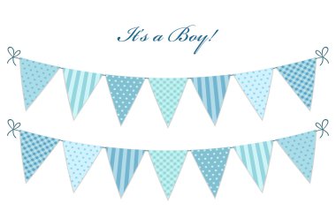 flags for boy's baby shower