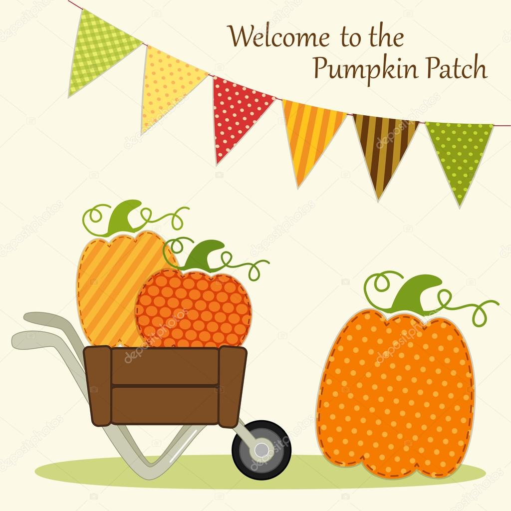 Wlcome to the Pumpkin Patch card