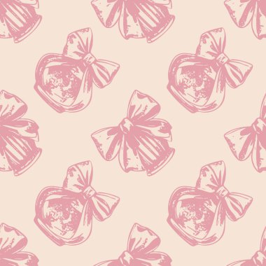 Kusursuz Rokoko Parfüm Şişe Şablonu Vintage İşleme Tarzı. Vektör illüstrasyonu