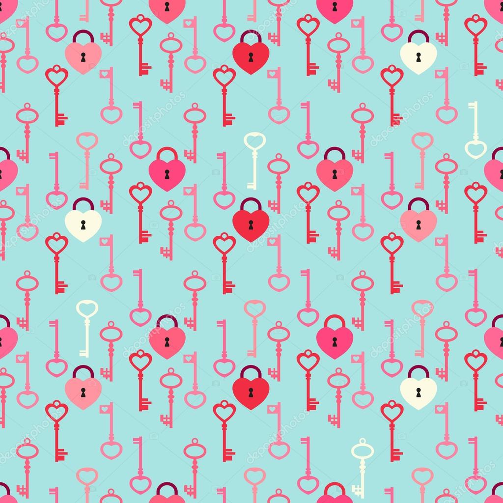 Seamless pattern with locked heart and keys Stock Vector Image by ©IShkrabal #93728414 Seamless pattern with locked heart and keys Stock Vector Image by ©IShkrabal #93728414