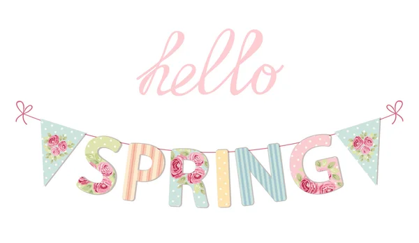 Welcome Spring transparent — Wektor stockowy