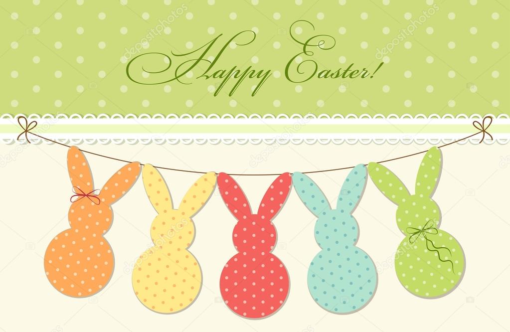 Cute festive Easter bunting