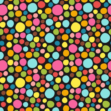 Cute colorful dots background