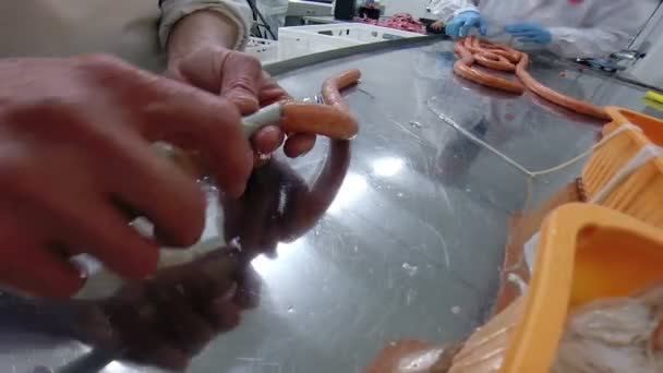 Production de spécialités de viande et de saucisses — Video