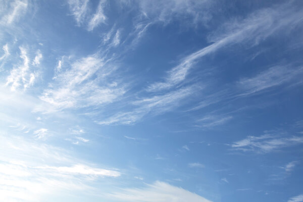 blue sky background.