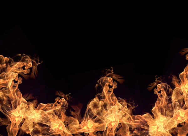 Flammenhintergrund — Stockfoto