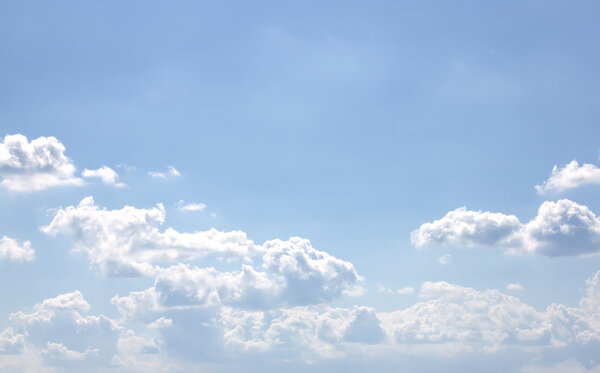 blue sky and clouds sky.