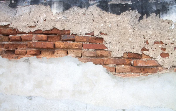 Pęknięta ściana betonu — Zdjęcie stockowe