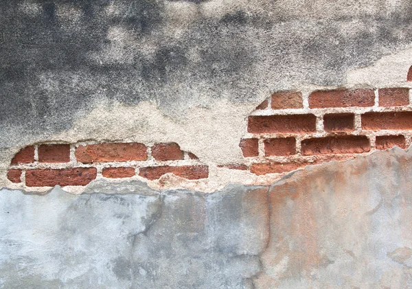 Stary mur z czerwonej cegły — Zdjęcie stockowe
