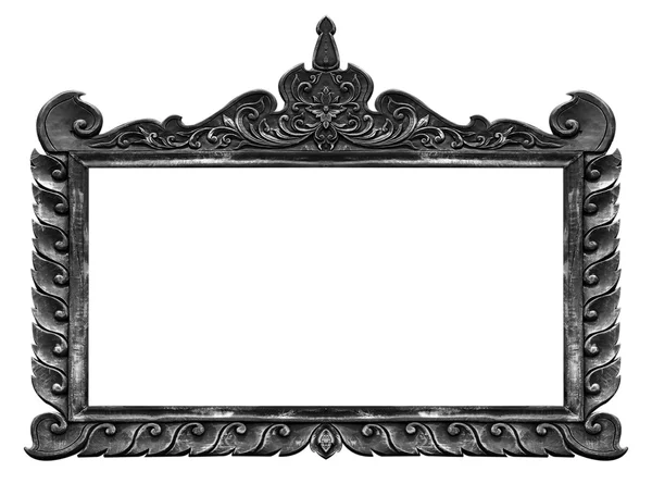 Old carved wooden frame — Stockfoto