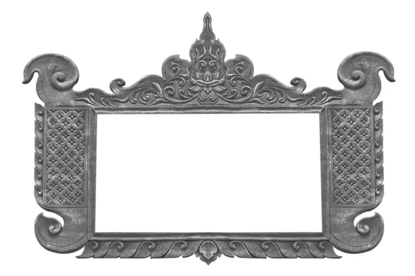 Old carved wooden frame — Stock Photo, Image