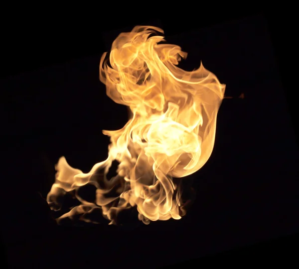 Flamma brinnande — Stockfoto