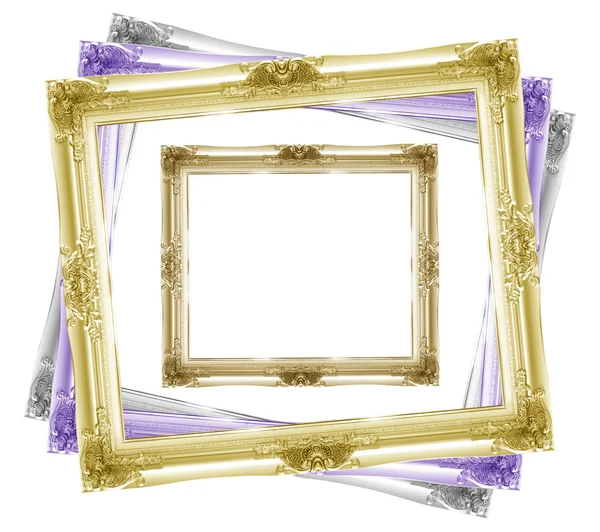 Gold picture frame — Stock Photo, Image