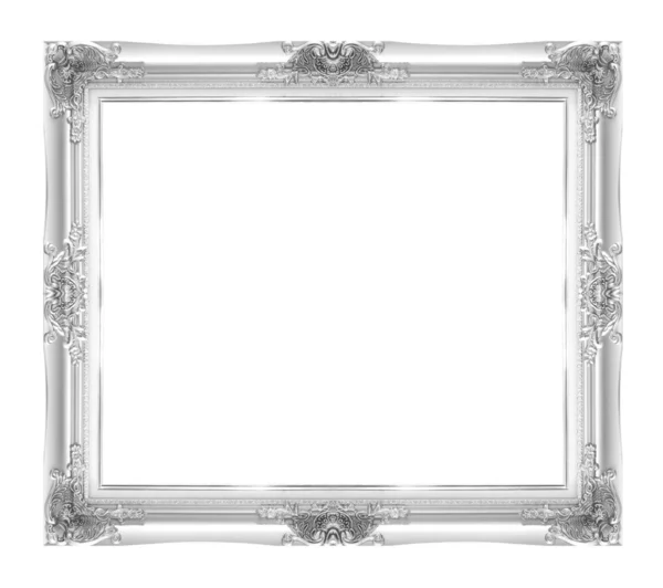 Silver  picture frame — Stock Photo, Image