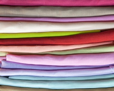 renkli pamuklu kumaş