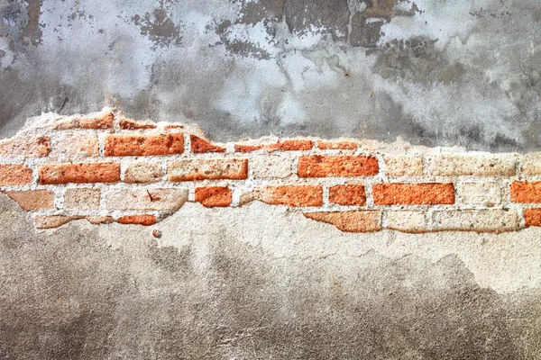 Старая разрушенная стена — стоковое фото