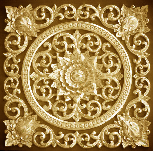 Wood carving background