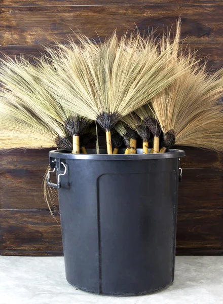 Broom of natural grass — Stock Photo, Image