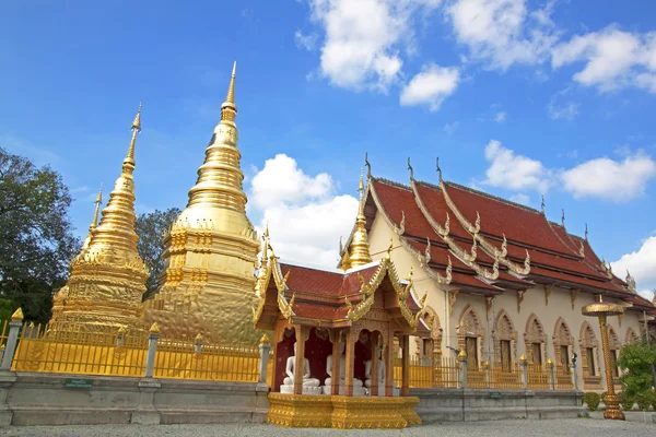 Wat Phra That five planets Buddhism. — Stock Photo, Image