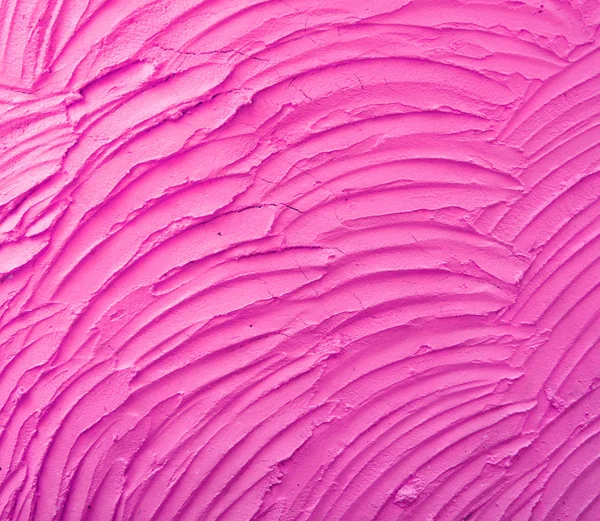 Glatte rosa Putzwand — Stockfoto