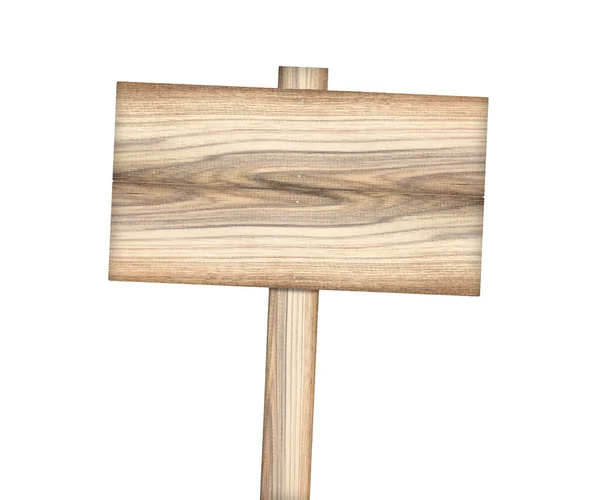 Signo de madera marrón viejo — Foto de Stock